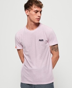 Superdry Orange Label Organic Cotton Vintage Férfi Pólók Rózsaszín | AOKDL1329